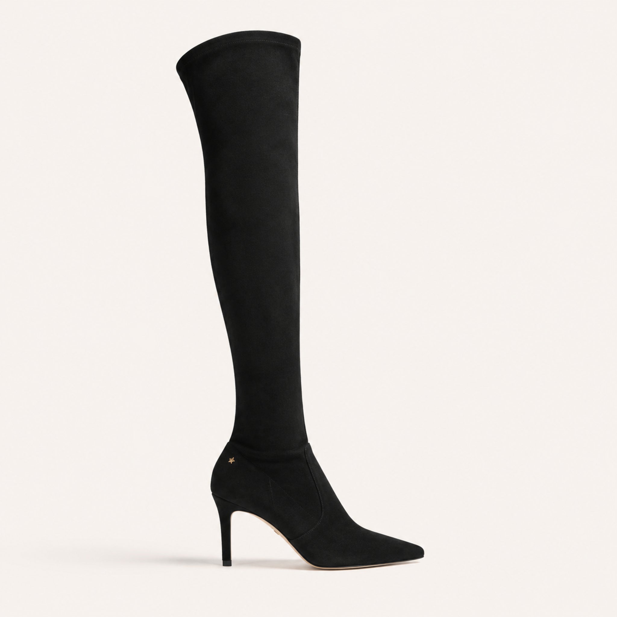 Anaïs Over-Knee Boot 90 — Noir Suede