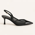 Aurélie Slingback 65 — Noir Mesh