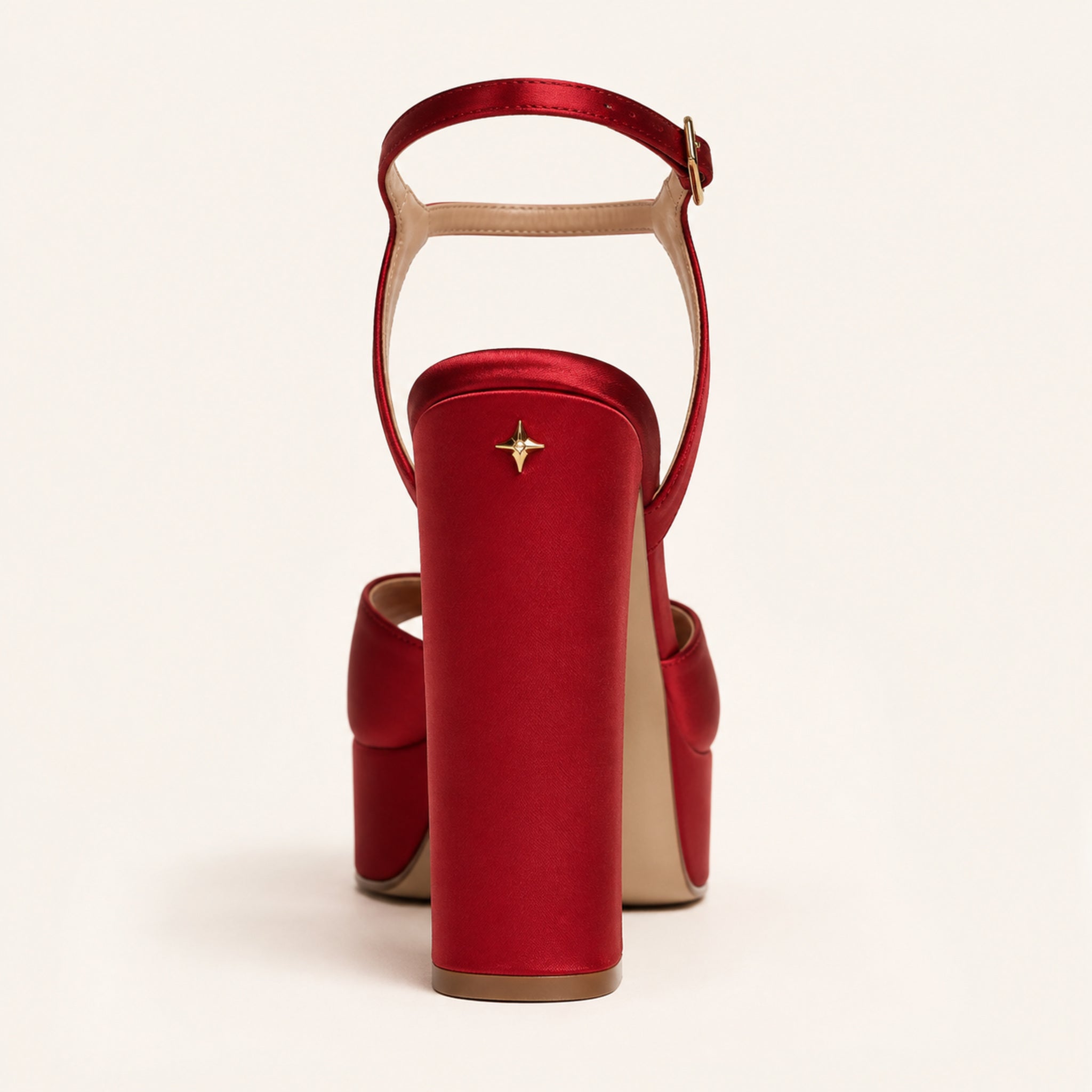 Camille Platform 110 — Cherry Satin