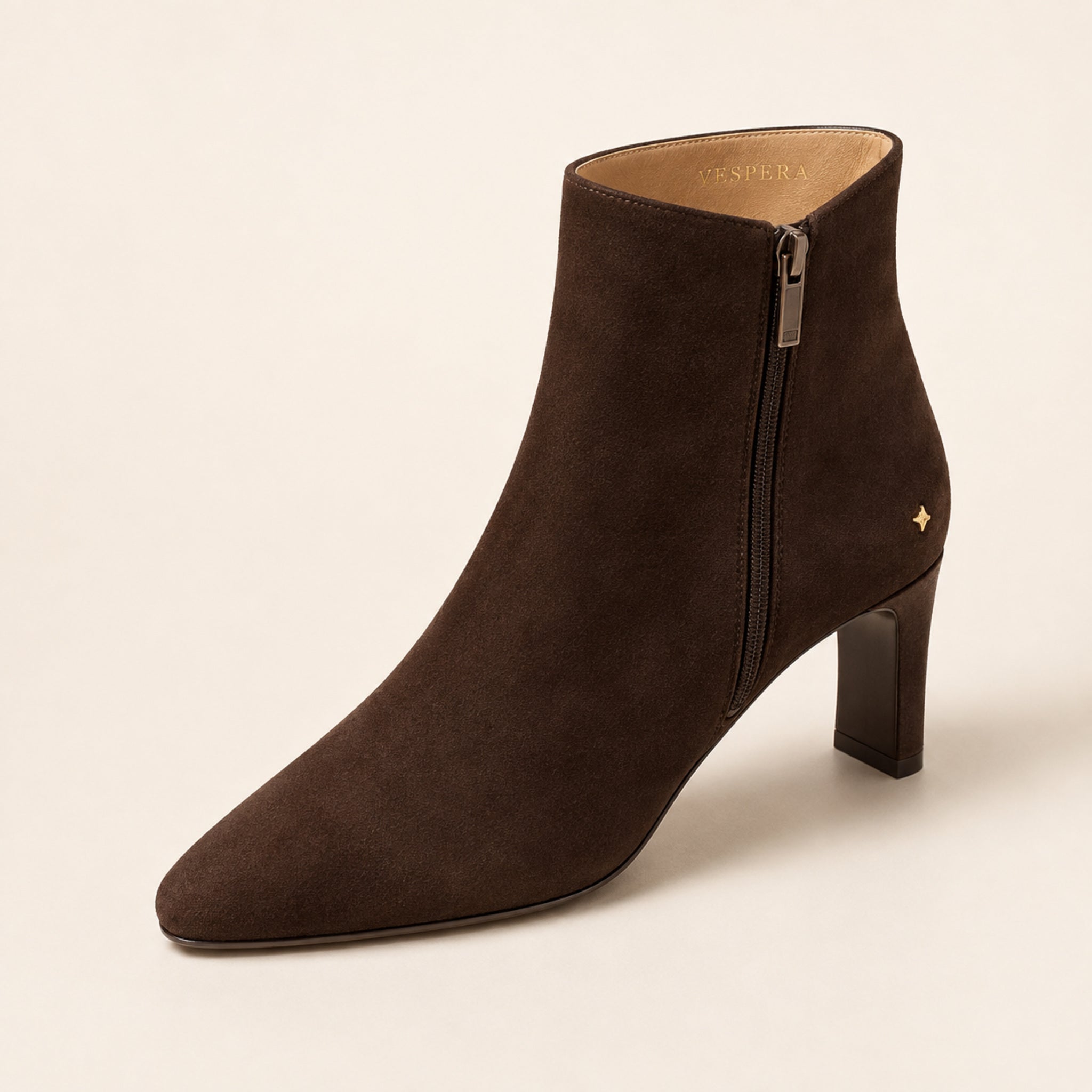 Colette Ankle Boot 70 — Espresso Suede