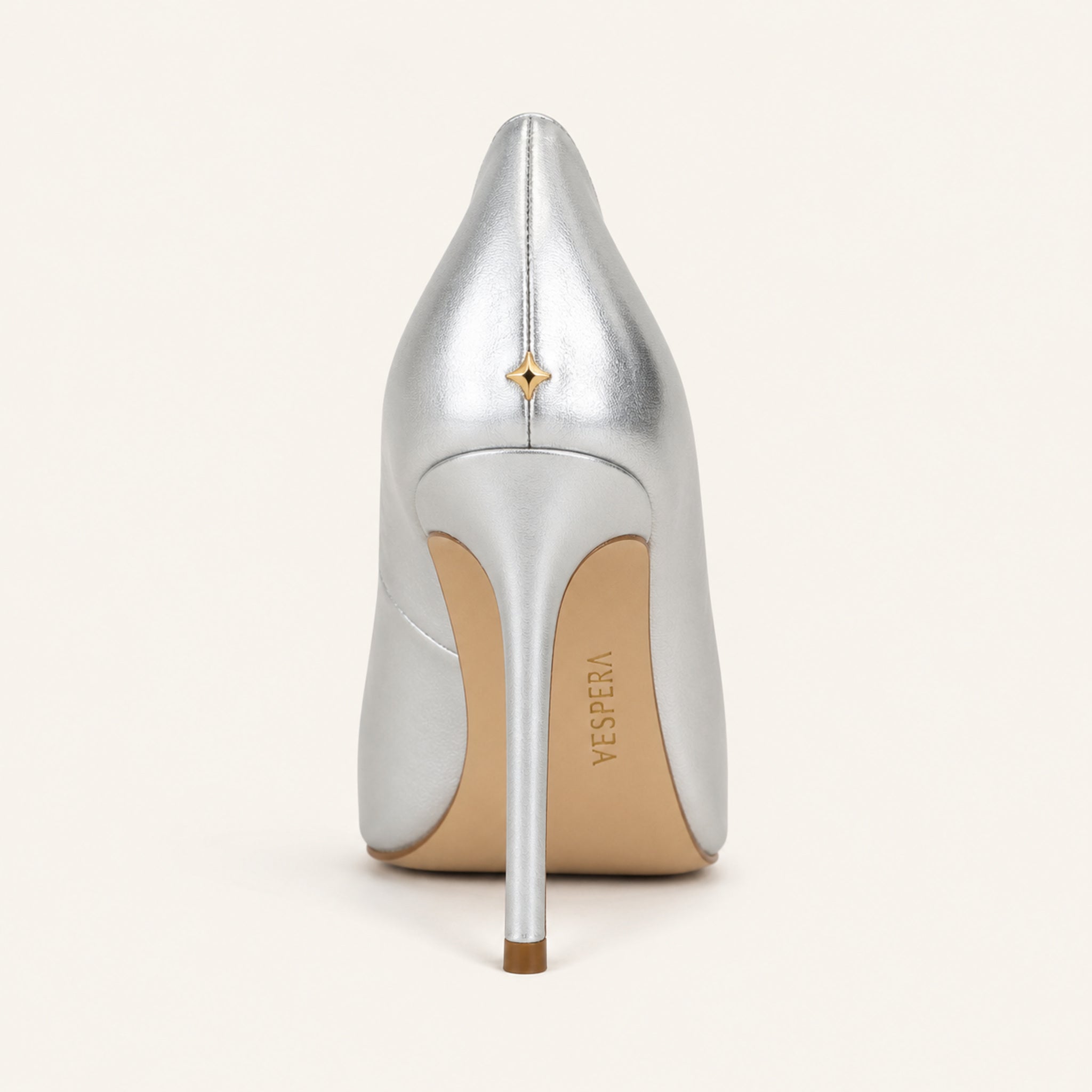 Ève Pump 95 — Silver Metallic