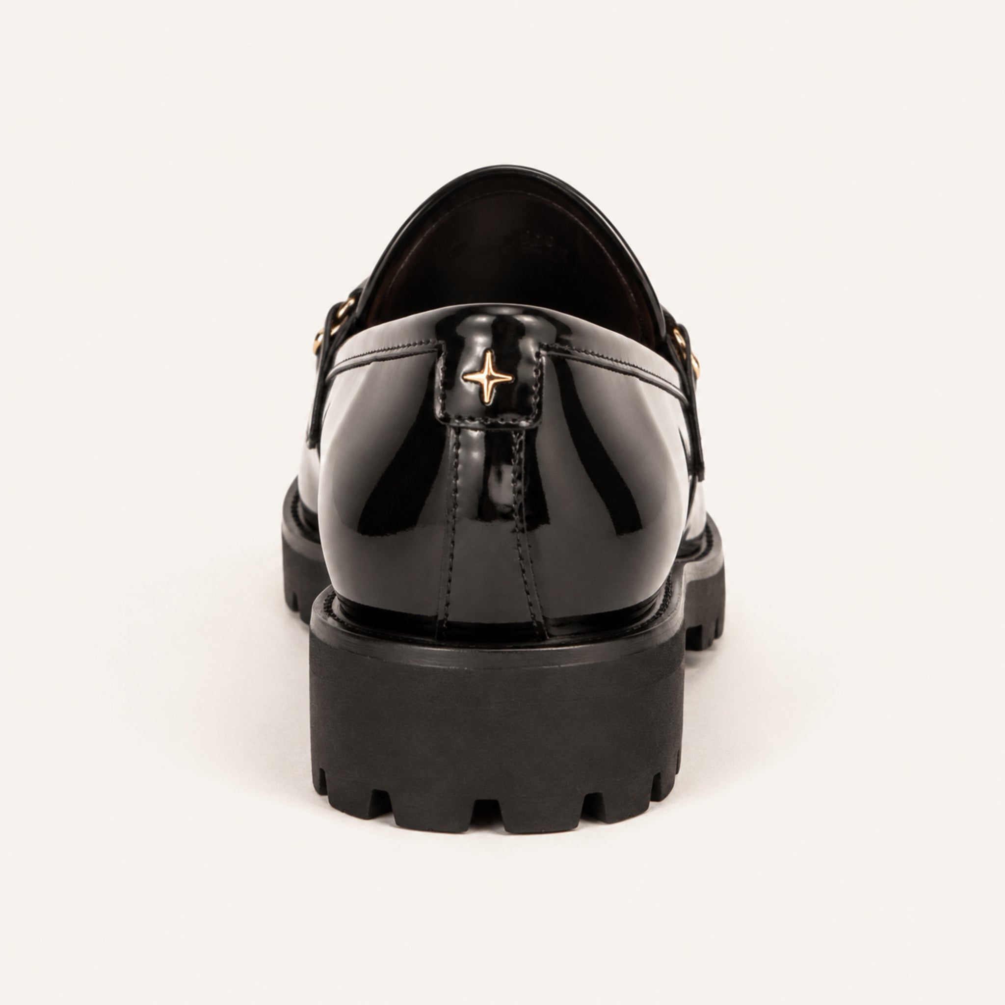 Fleur Loafer — Noir Patent