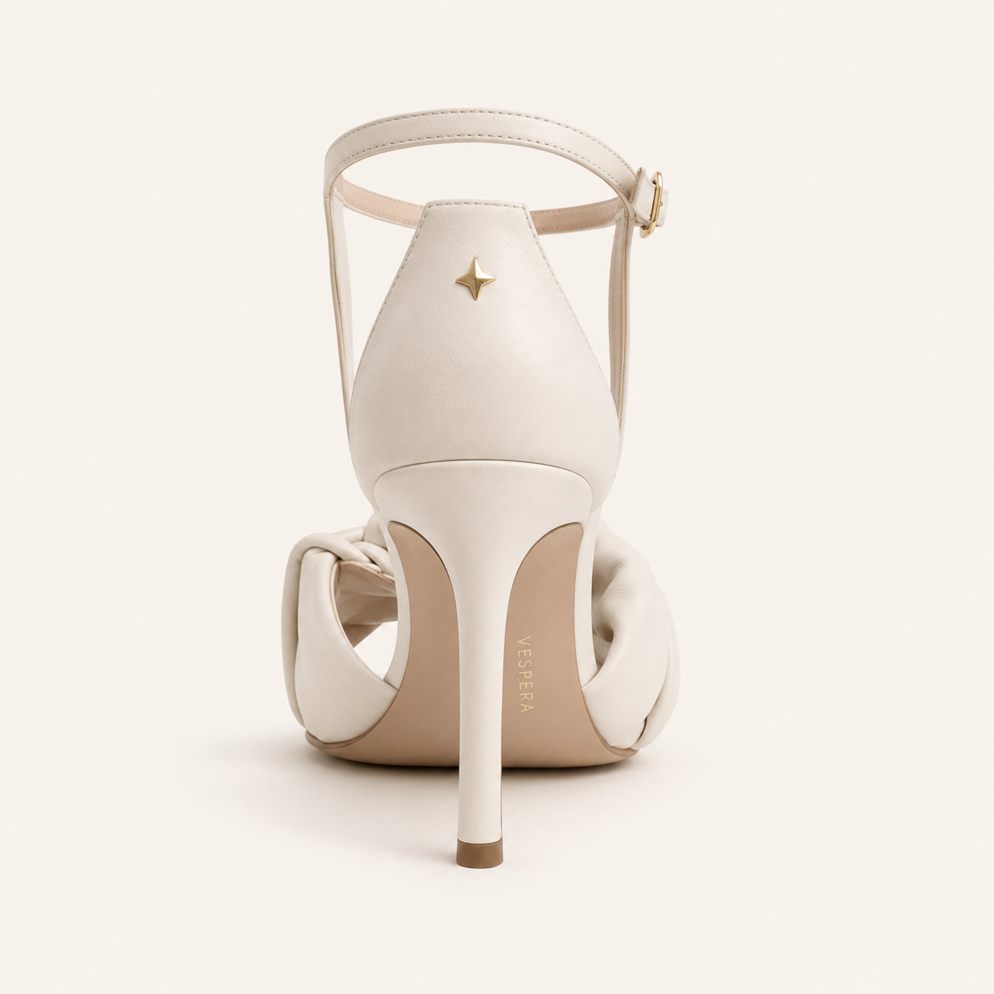Isadora Knot Sandal 85 — Porcelain