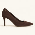 Lisette Pump 85 — Espresso Suede