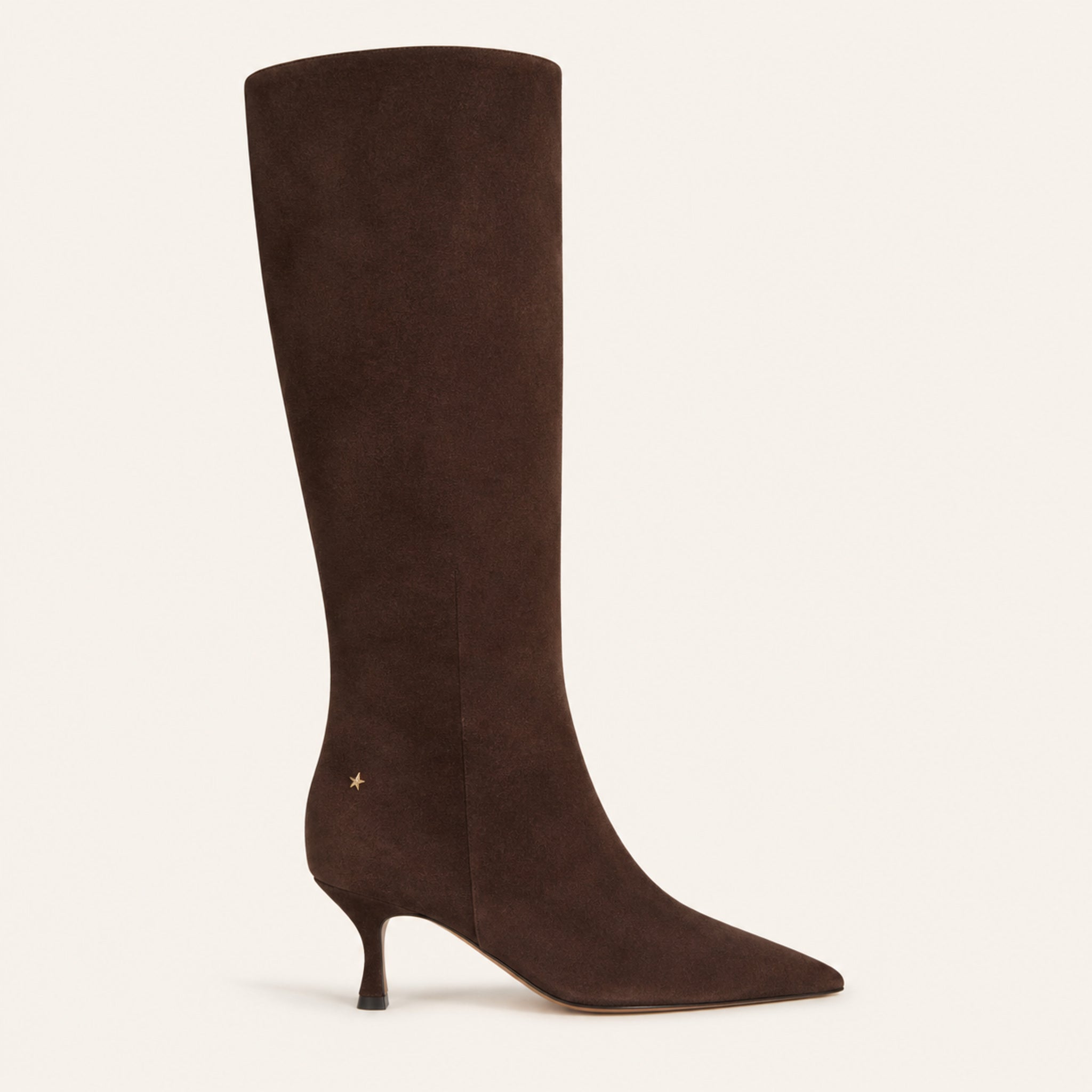 Maëlle Knee Boot 75 — Espresso Suede