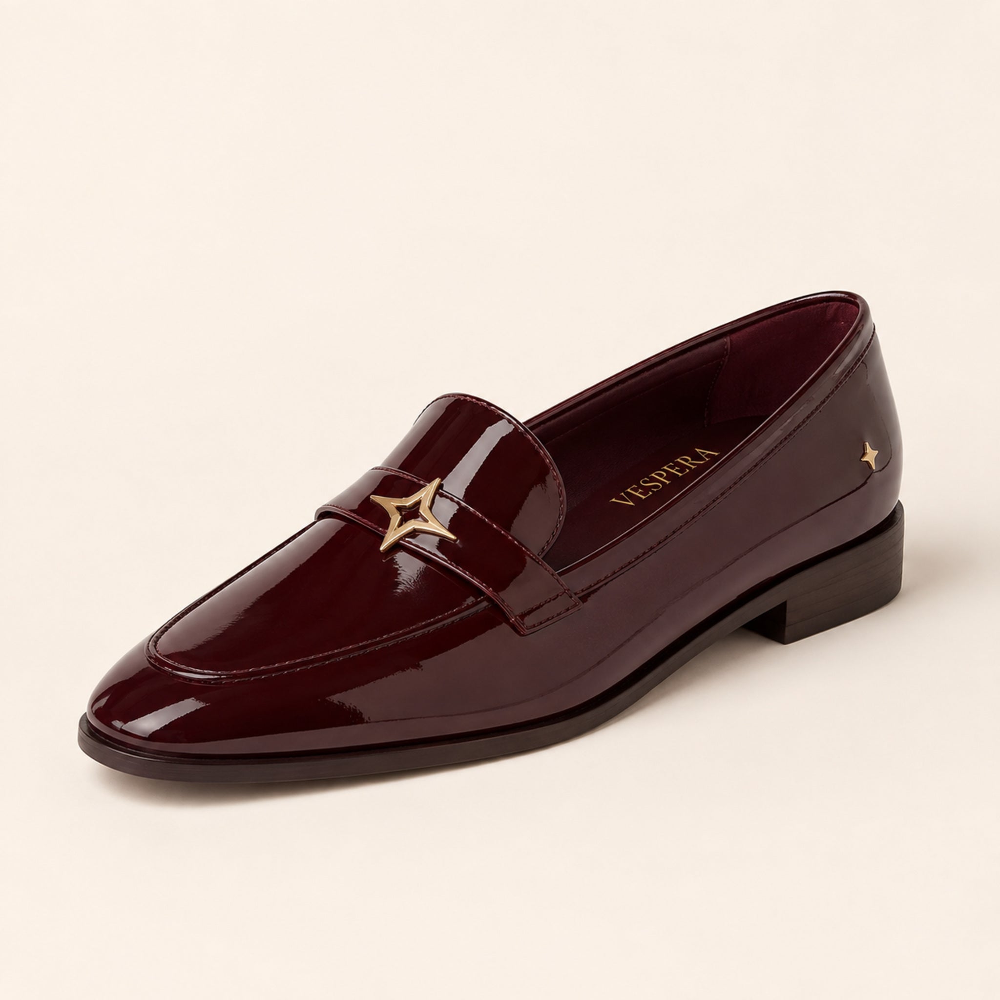Romy Loafer — Oxblood Patent