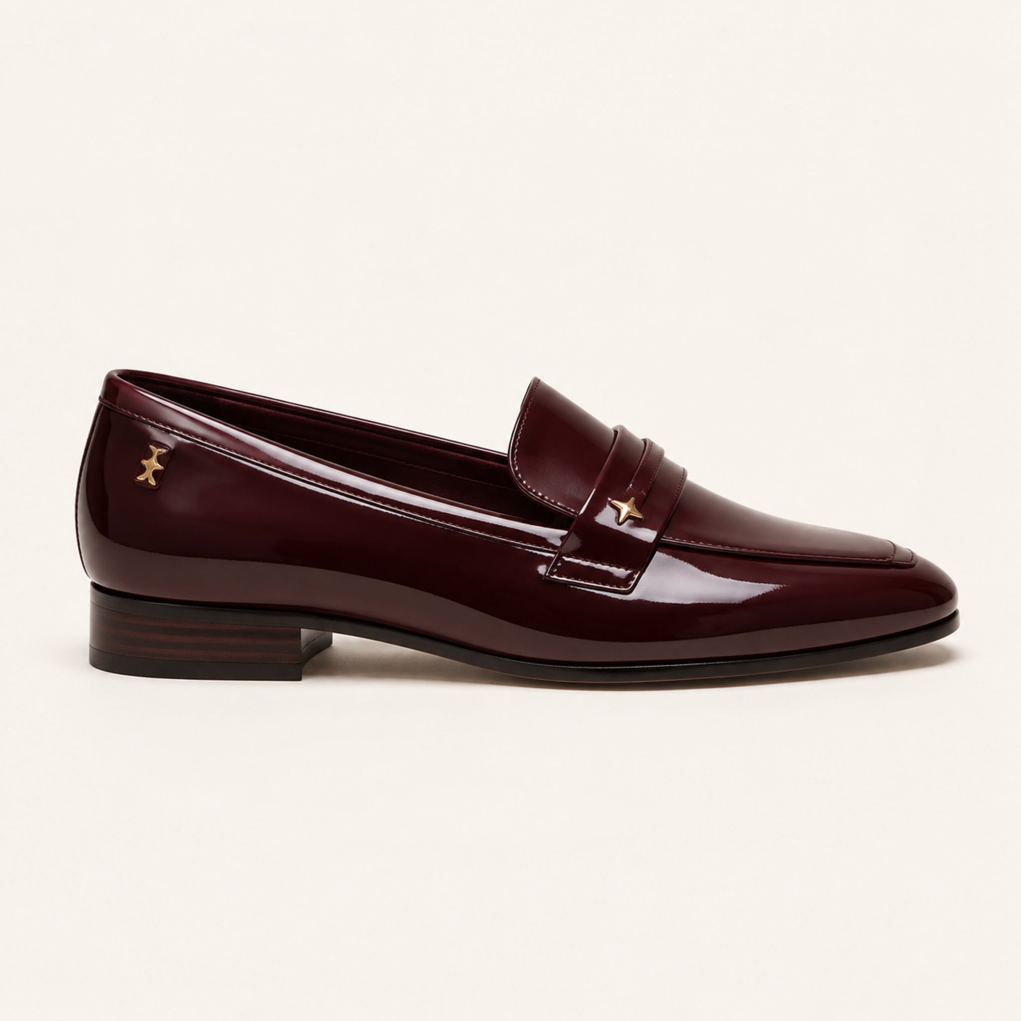 Romy Loafer — Oxblood Patent