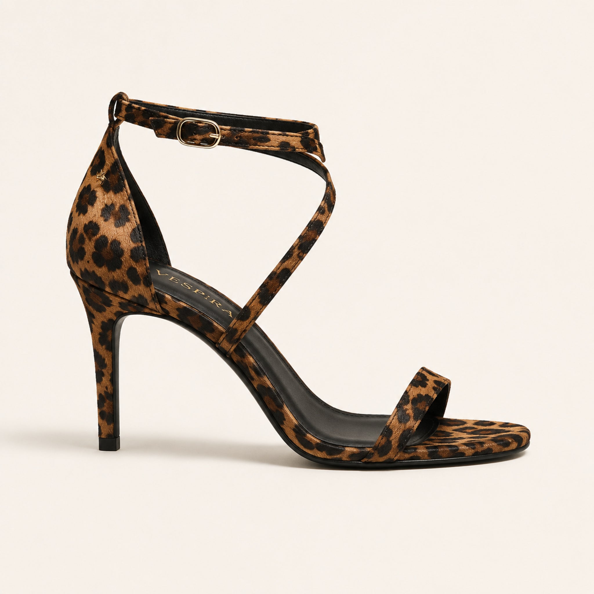 Sylvie Sandal 90 — Leopard Calf Hair