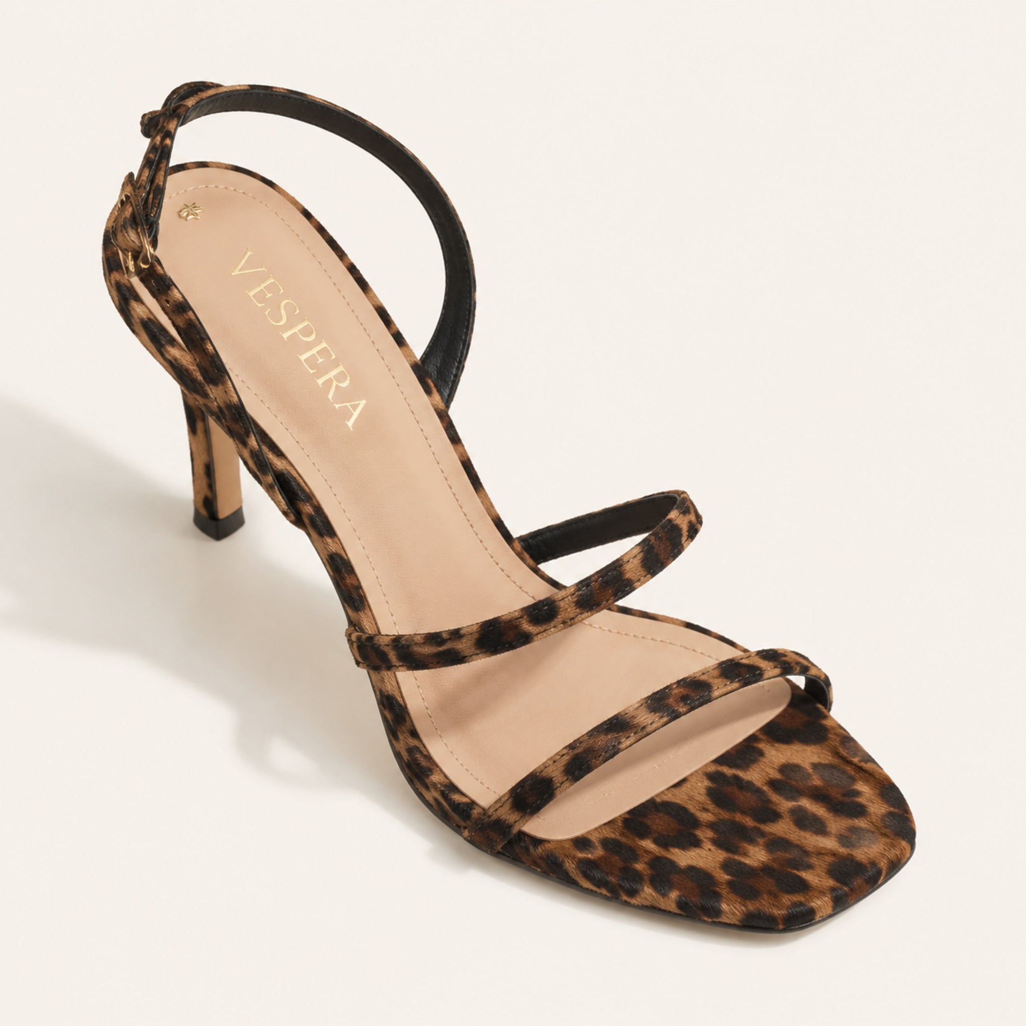 Sylvie Sandal 90 — Leopard Calf Hair