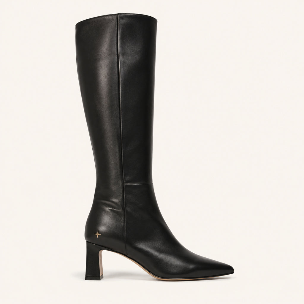 Vivienne Knee Boot 85 — Noir Leather