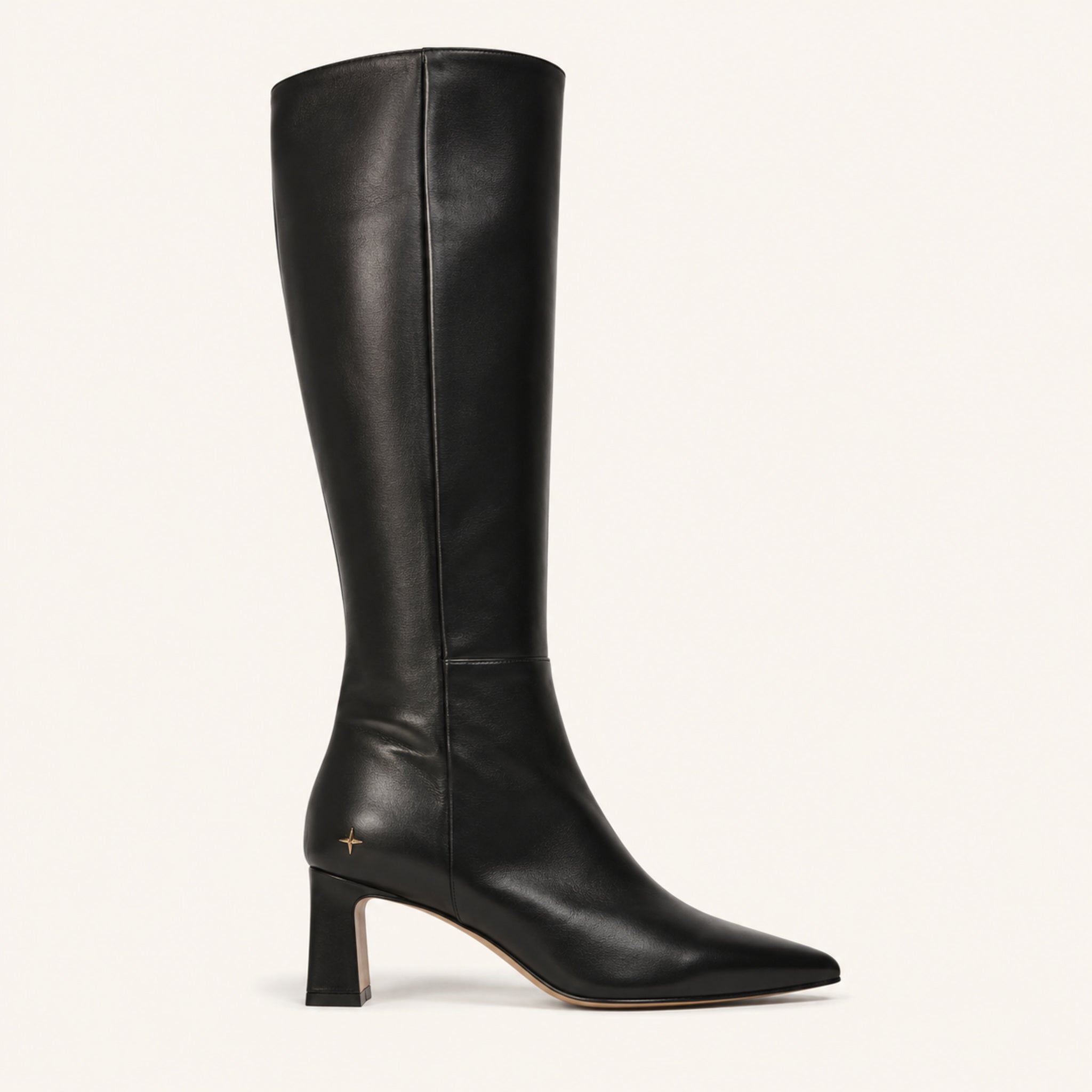 Vivienne Knee Boot 85 — Noir Leather