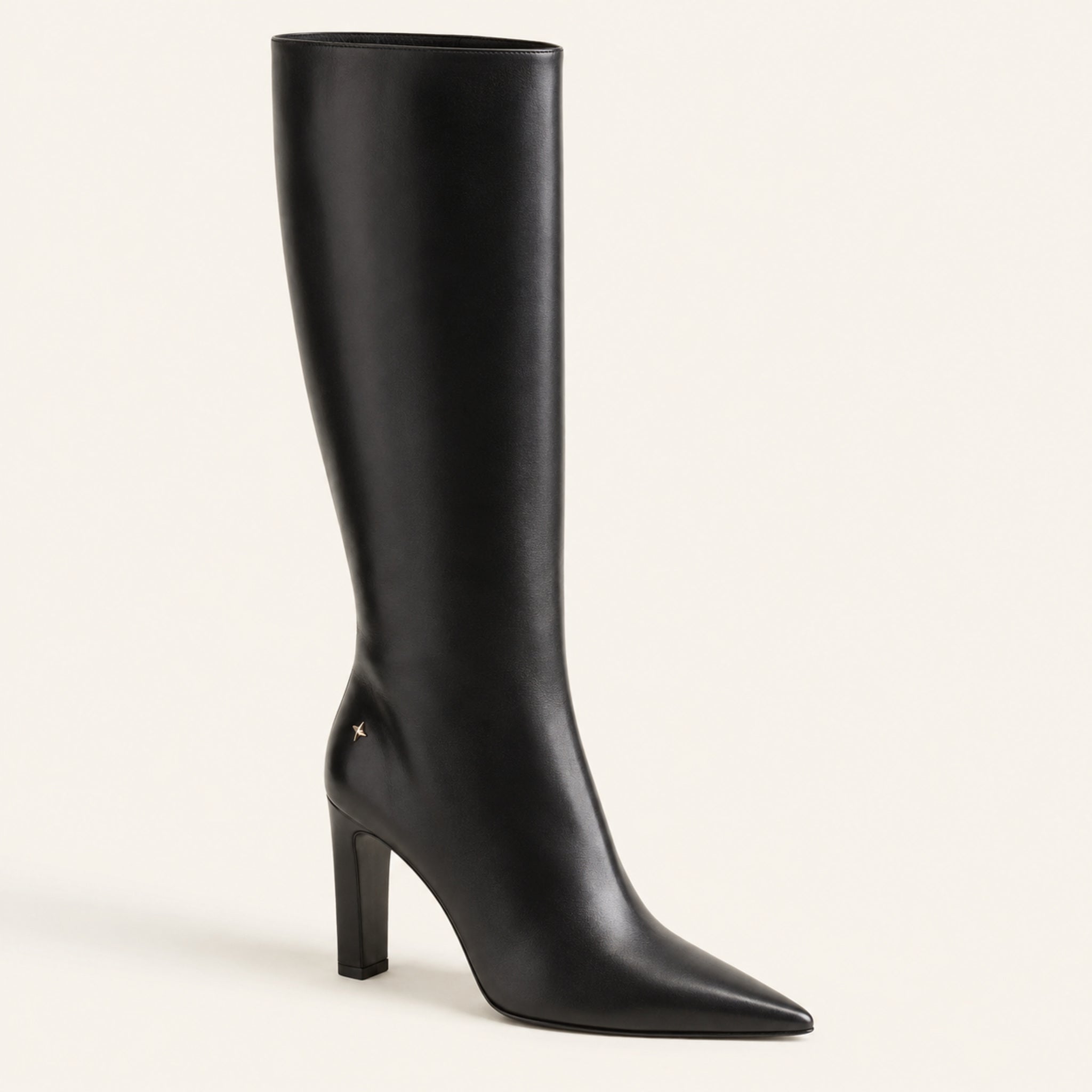 Vivienne Knee Boot 85 — Noir Leather